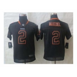 Nike Youth jerseys cleveland browns #2 manziel black[Elite lights out]