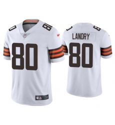 Youth Cleveland Browns 80 Jarvis Landry White Vapor Untouchable Limited Stitched Jersey 