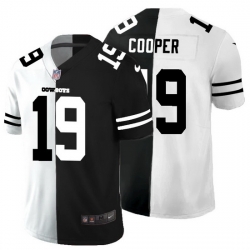 Dallas Cowboys 19 Amari Cooper Men Black V White Peace Split Nike Vapor Untouchable Limited NFL Jersey