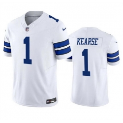 Men Dallas Cowboys 1 Jayron Kearse White 2023 F U S E  Vapor Limited Stitched Football Jersey