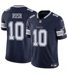 Men Dallas Cowboys 10 Cooper Rush Navy 2023 F U S E Vapor Untouchable Limited Stitched Football Jersey