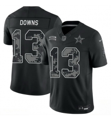 Men Dallas Cowboys 13 Caleb Downs Black F U S E 2026 Salute to Service Limited Stitched Football Jersey Men Dallas Cowboys 13 Caleb Downs Black F U S E 2026 Salute to Service Limited Stitched Football Jersey