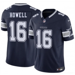 Men Dallas Cowboys  16 Sam Howell Navy 2026 F U S E Vapor Untouchable Limited Stitched Football Jersey