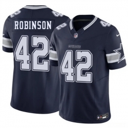 Men Dallas Cowboys  42 Curtis Robinson Navy 2026 F U S E Vapor Untouchable Limited Stitched Football Jersey