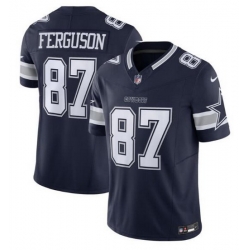 Men Dallas Cowboys 87 Jake Ferguson Navy 2023 F U S E  Vapor Untouchable Limited Stitched Football Jersey