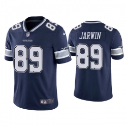 Men Dallas Cowboys 89 Blake Jarwin Navy Vapor Limited Stitched Jersey