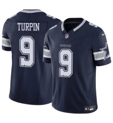 Men Dallas Cowboys 9 KaVontae Turpin Navy 2023 F U S E Vapor Untouchable Limited Stitched Football Jersey