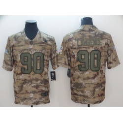 Men Dallas Cowboys 90 Demarcus Lawrence Nike Camo Salute to Service Stitched NFL Limited Jersey