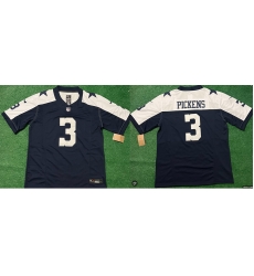 Men Dallas Cowboys George Pickens #3 Navy Blue Thanksgiven Limited Stitched Football Jersey Men Dallas Cowboys George Pickens #3 Navy Blue Thanksgiven Limited Stitched Football Jersey