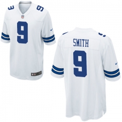 Men Nike Dallas Cowboys Jaylon Smith 9 White Vapor Limited NFL Jersey