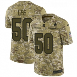 Mens Nike Dallas Cowboys 50 Sean Lee Limited Camo 2018 Salute to Service NFL Jersey