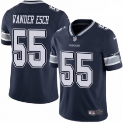 Mens Nike Dallas Cowboys 55 Leighton Vander Esch Navy Blue Team Color Vapor Untouchable Limited Player NFL Jersey