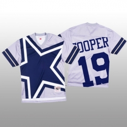 NFL Dallas Cowboys 19 Amari Cooper White Men Mitchell  26 Nell Big Face Fashion Limited NFL Jersey