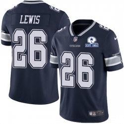 Nike Cowboys 26 Jourdan Lewis Navy Blue Team Color Men Stitched With Established In 1960 Patch NFL Vapor Untouchable Limited Jersey