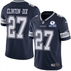 Nike Cowboys 27 Ha Ha Clinton Dix Navy Blue Team Color Men Stitched With Established In 1960 Patch NFL Vapor Untouchable Limited Jersey