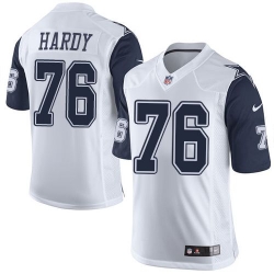 Nike Cowboys #76 Greg Hardy White Mens Stitched NFL Limited Rush Jerseys