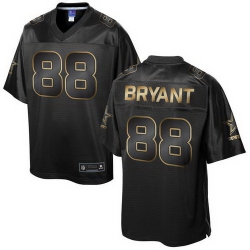 Nike Cowboys #88 Dez Bryant Pro Line Black Gold Collection Mens Stitched NFL Game Jersey