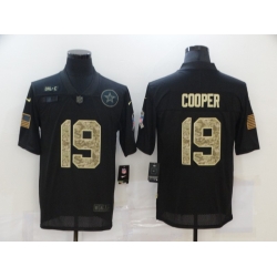 Nike Dallas Cowboys 19 Amari Cooper Black Camo 2020 Salute To Service Limited Jersey