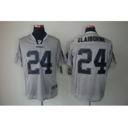 Nike Dallas Cowboys 24 Morris Claiborne Grey Elite Lights Out NFL Jersey