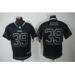 Nike Dallas Cowboys 39 Brandon Carr Black Elite Lights Out NFL Jersey