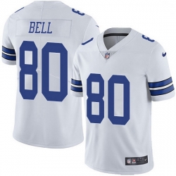 Nike Dallas Cowboys 80 Blake Bell White Men Stitched NFL Vapor Untouchable Limited Jersey