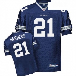 Reebok Dallas Cowboys 21 Deion Sanders Navy Blue Team Color Authentic Throwback NFL Jersey