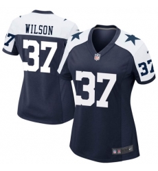 Nike Donovan Wilson Dallas Cowboys Game Navy Alternate Jersey Women