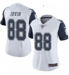 Womens Nike Dallas Cowboys 88 Michael Irvin Limited White Rush Vapor Untouchable NFL Jersey