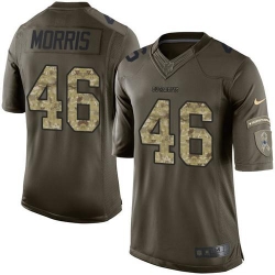 Nike Cowboys #46 Alfred Morris Green Youth Stitched NFL Limited Salute to Service Jersey