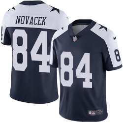 Youth Nike Cowboys #84 Jay Novacek Navy Blue Thanksgiving Stitched NFL Vapor Untouchable Limited Throwback Jersey