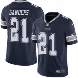 Youth Nike Dallas Cowboys 21 Deion Sanders Navy Blue Team Color Vapor Untouchable Limited Player NFL Jersey