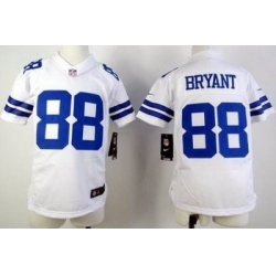 Youth Nike Dallas Cowboys 88# Dez Bryant White Nike NFL Jerseys