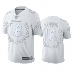 Denver Broncos 18 Peyton Manning Men 27 Nike Platinum NFL MVP Limited Edition Jersey