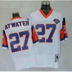 Denver Broncos 27 STEVE ATWATER white Throwback Jerseys