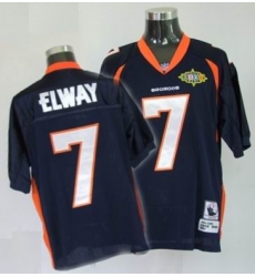 Denver Broncos 7 John Elway Throwback blue