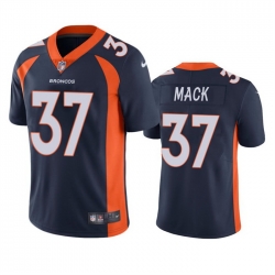 Men Denver Broncos 37 Marlon Mack Navy Vapor Untouchable Stitched Jersey