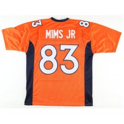 Men Denver Broncos Marvin Mims Jr. #83 orange Stitched Jersey