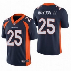 Men Navy Denver Broncos 25 Melvin Gordon III Vapor Untouchable Limited Stitched Jersey