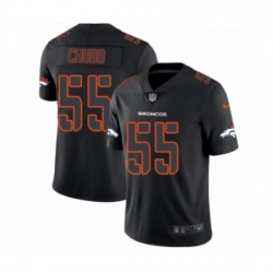 Men Nike Denver Broncos 55 Bradley Chubb Limited Black Rush Impact NFL Jersey