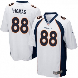 Men Nike Denver Broncos 88 Demaryius Thomas Game White NFL Jersey