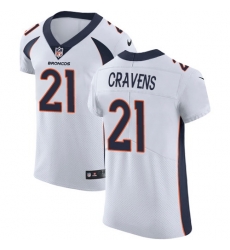 Nike Broncos #21 Su a Cravens White Mens Stitched NFL Vapor Untouchable Elite Jersey