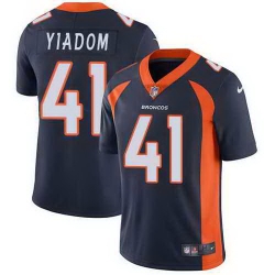 Nike Broncos 41 Isaac Yiadom Navy Alternate Vapor Untouchable Limited Jersey