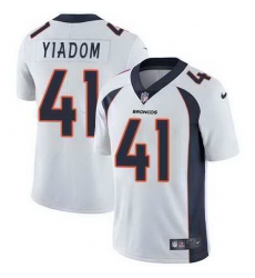 Nike Broncos 41 Isaac Yiadom White Vapor Untouchable Limited Jersey