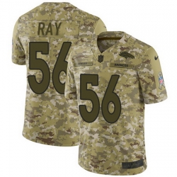 Nike Broncos #56 Shane Ray Camo Mens Stitched NFL Limited 2018 Salute To Service Jersey