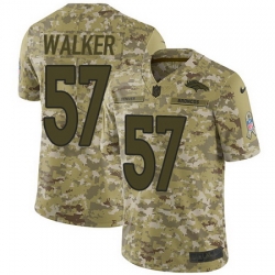 Nike Broncos #57 Demarcus Walker Camo Mens Stitched NFL Limited 2018 Salute To Service Jersey