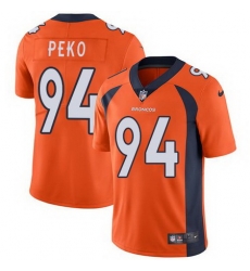 Nike Broncos 94 Domata Peko Orange Vapor Untouchable Limited Jersey