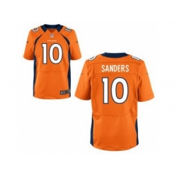 Nike Denver Broncos 10 Emmanuel Sanders Orange Game NFL Jersey