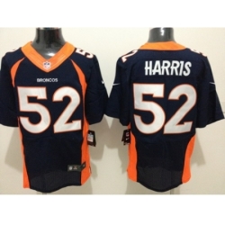 Nike Denver Broncos 52 Chris Harris Blue Elite NFL Jersey