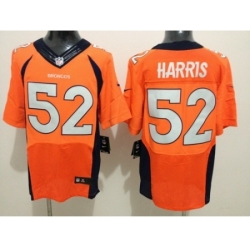 Nike Denver Broncos 52 Chris Harris Orange Elite NFL Jersey