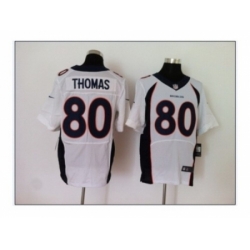 Nike Denver Broncos 80 Julius Thomas white Elite NFL Jersey